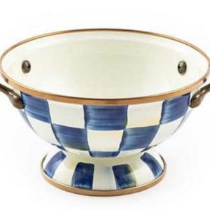 royal check enamel simply anything bowl