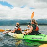 Kayaking on Lake Arenal