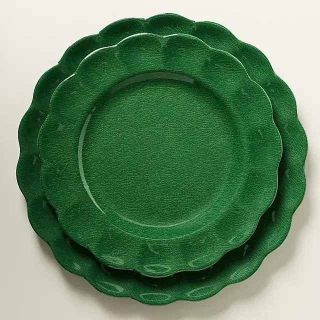 Annette Melamine Dessert Plates, Set of 4