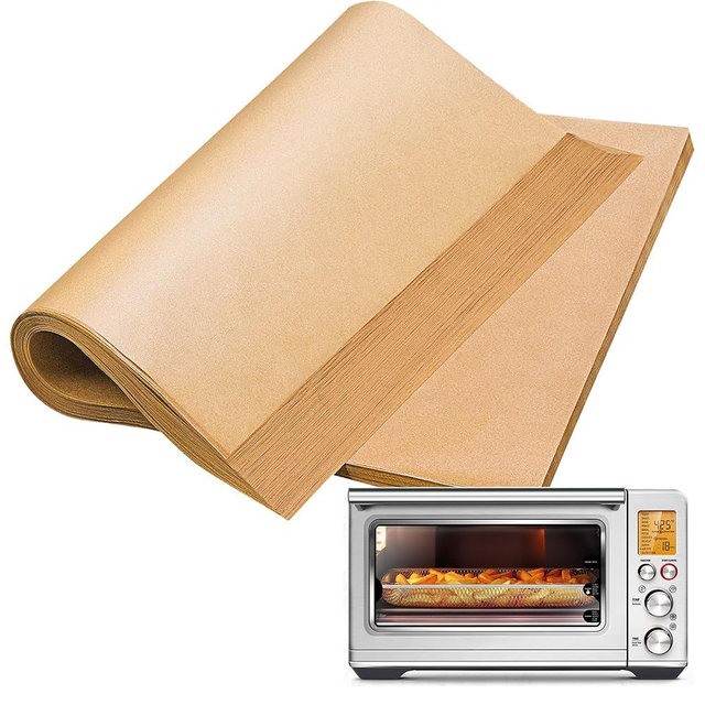 Air Fryer Liners Disposable Compatible with the Breville Smart Oven Air Fryer Pro BOV900BSS, 100PCS Parchment Paper for Baking, Baking Sheet Accessories for Breville BOV900BSS Oven