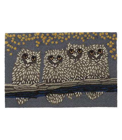 Indoor/Outdoor Vacationland Rug, Owl