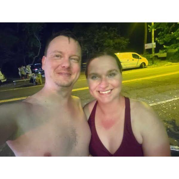 Selfie from our Hawaii trip after seeing the Manta Rays