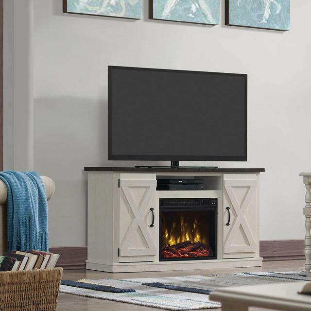 Lorraine TV Stand for TVs up to 60" with Fireplace Included