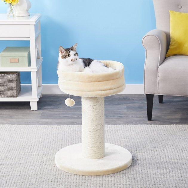 FRISCO 24.8-in Heavy Duty Faux Fur Cat Tree