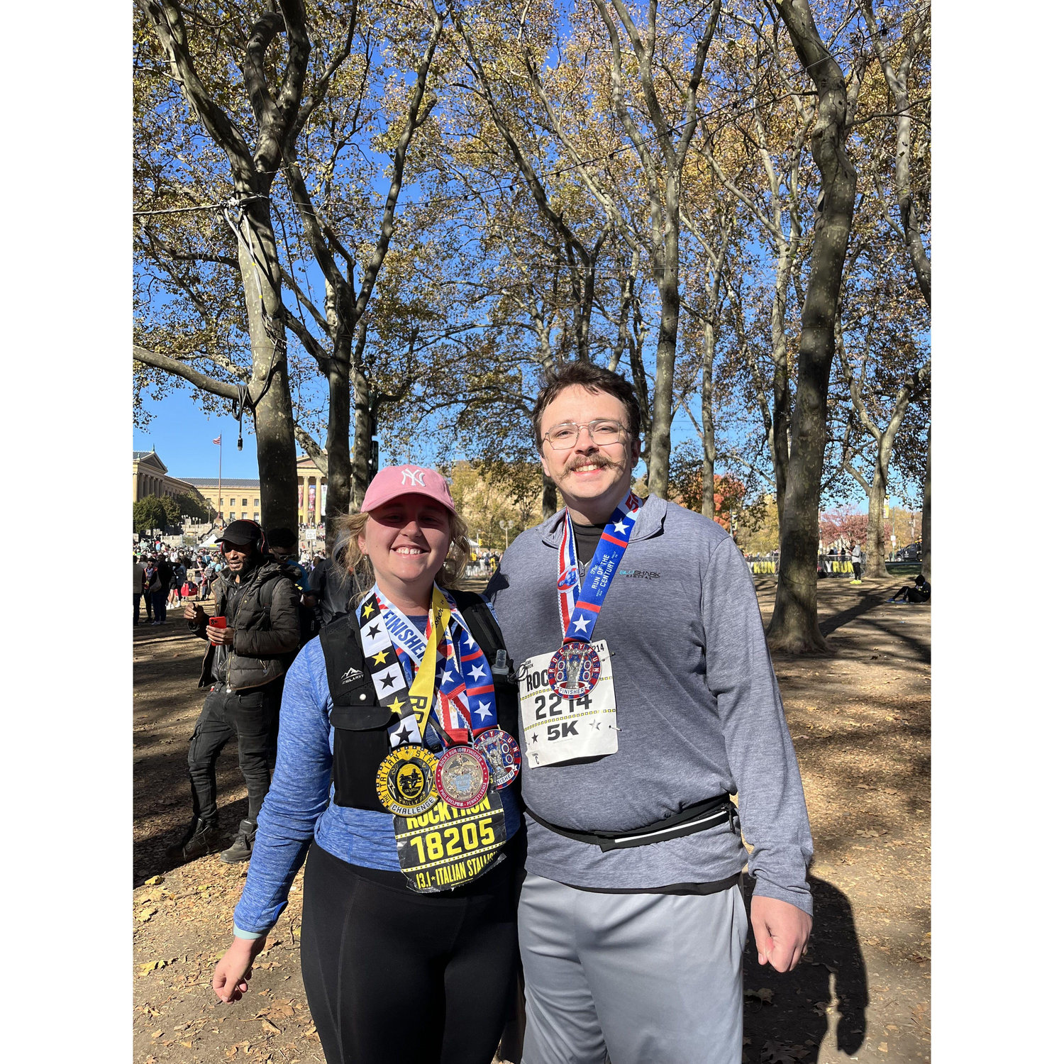 Rocky Run 2024! Richelle has 3 medals cause she won