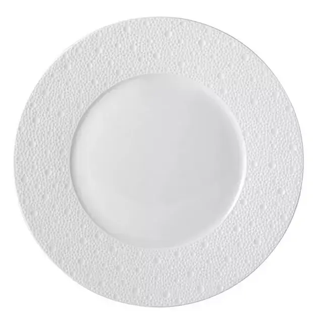 Bernardaud Ecume White Dinner Plate