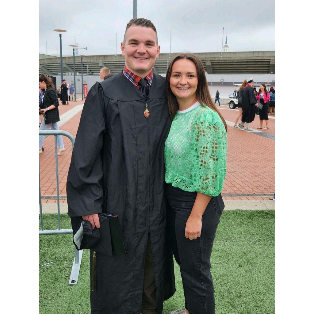 Jeff's college graduation in 2022