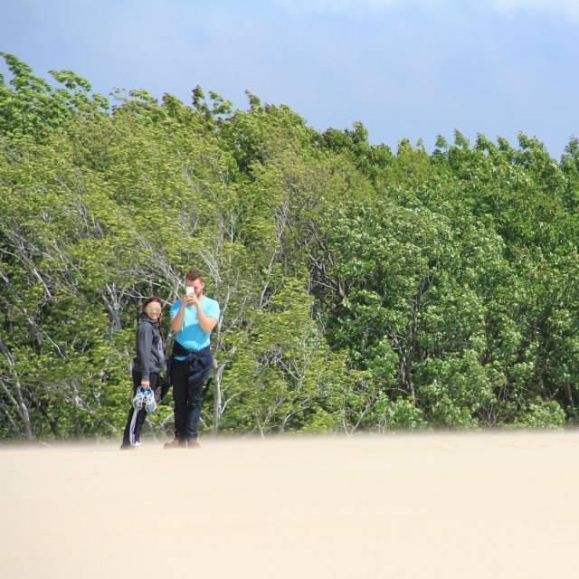 Exploring the Silver Lake Sand Dunes!