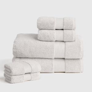Turkish Ultra Plush Bath Towel Bundle - Silver