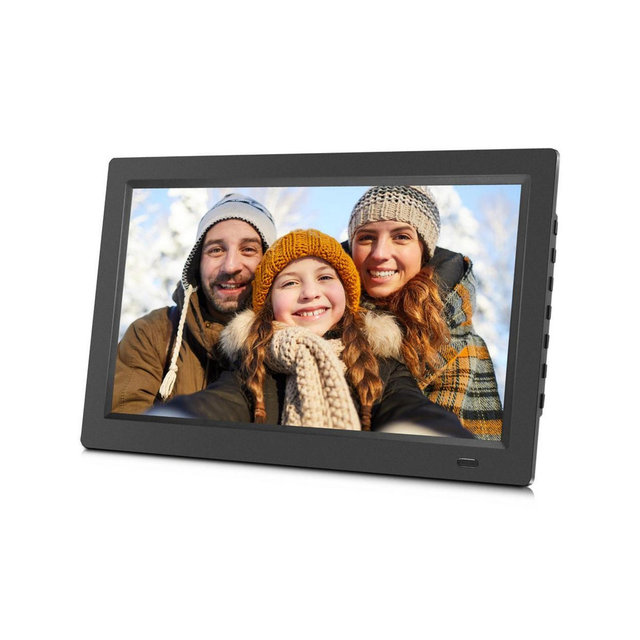 Sungale 14 in Digital Photo Frame, Black, 1366x768, Multimedia/SD/USB Support