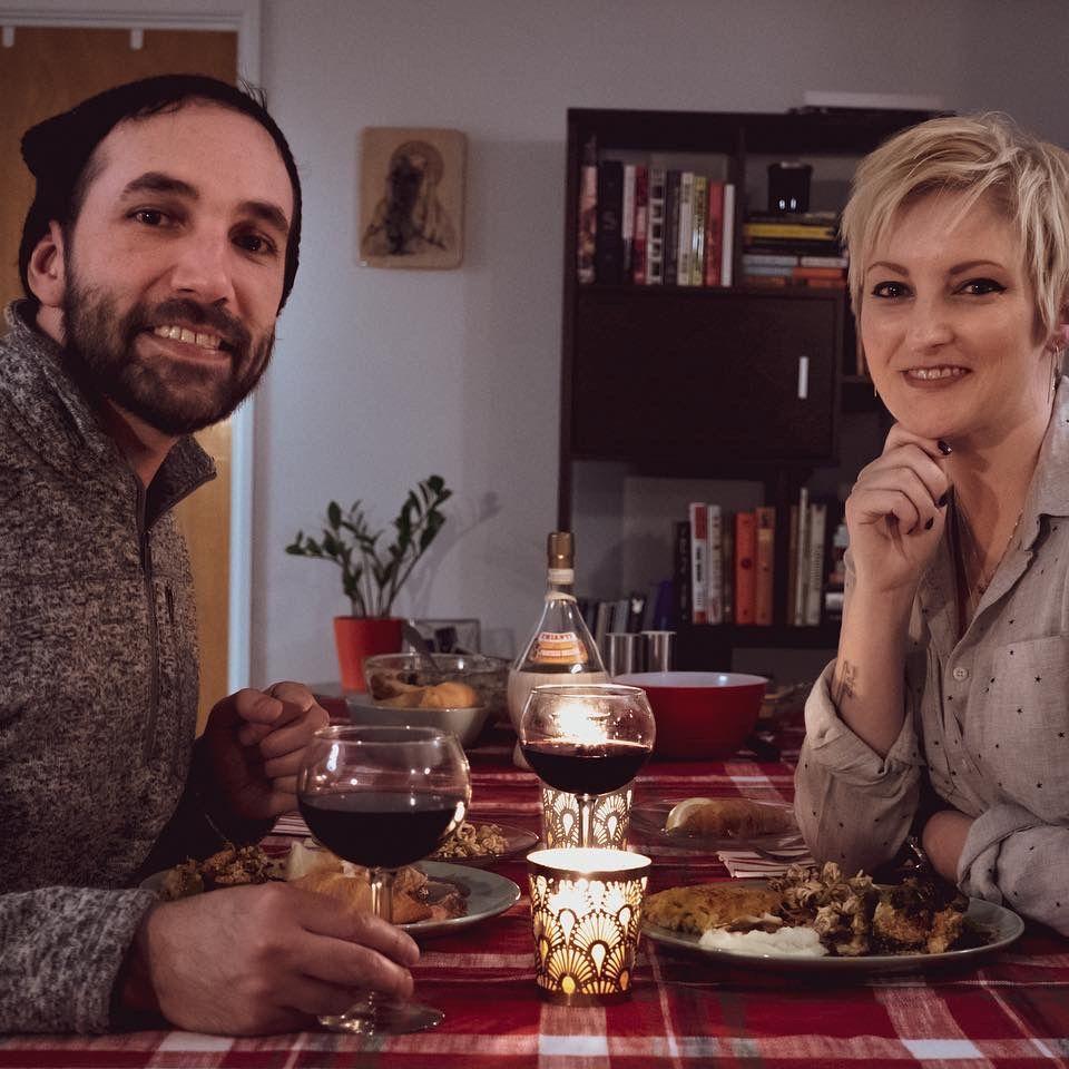 Jason and I made Thanksgiving for ourselves and stayed home due to a new covid outbreak.