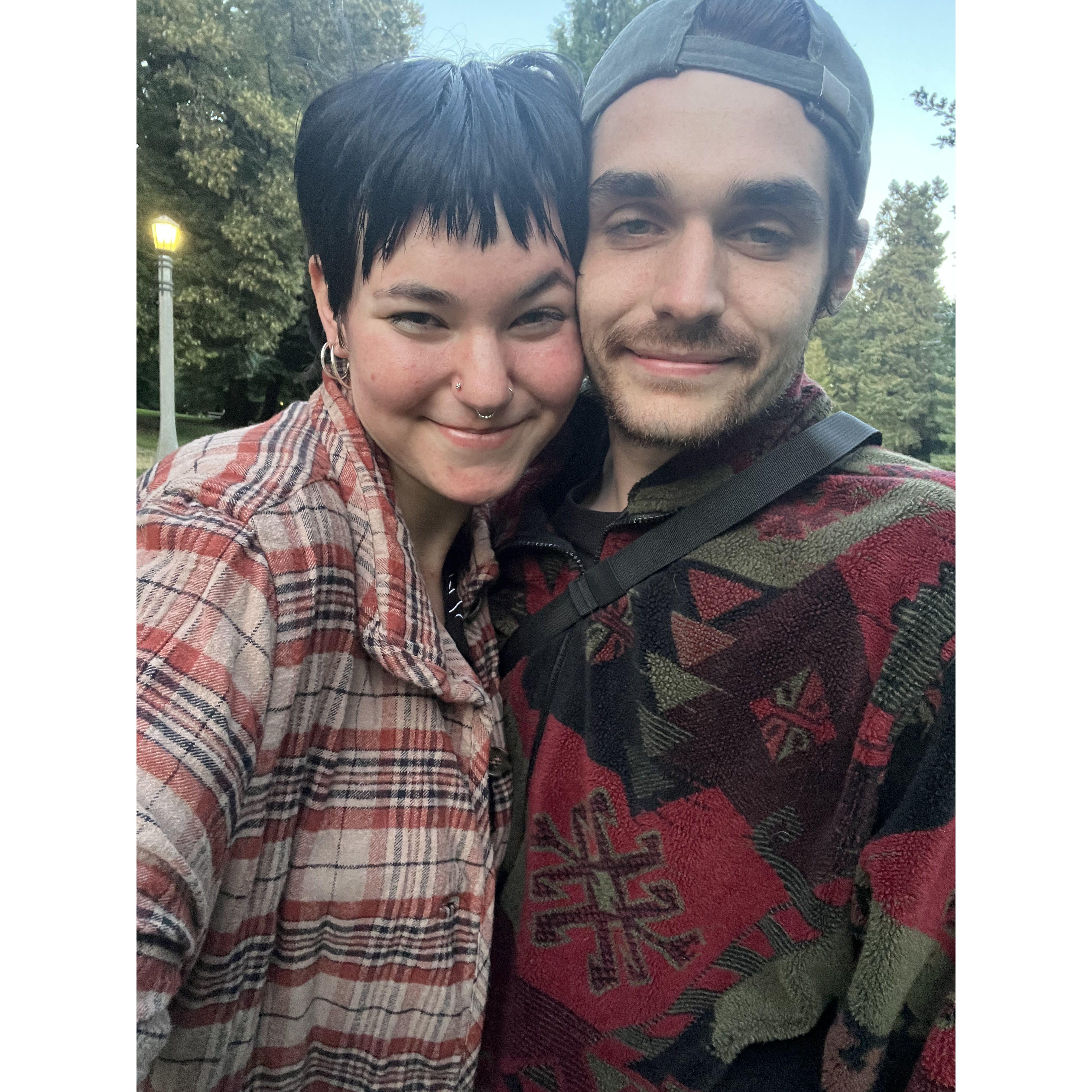 One of our first photos together :)