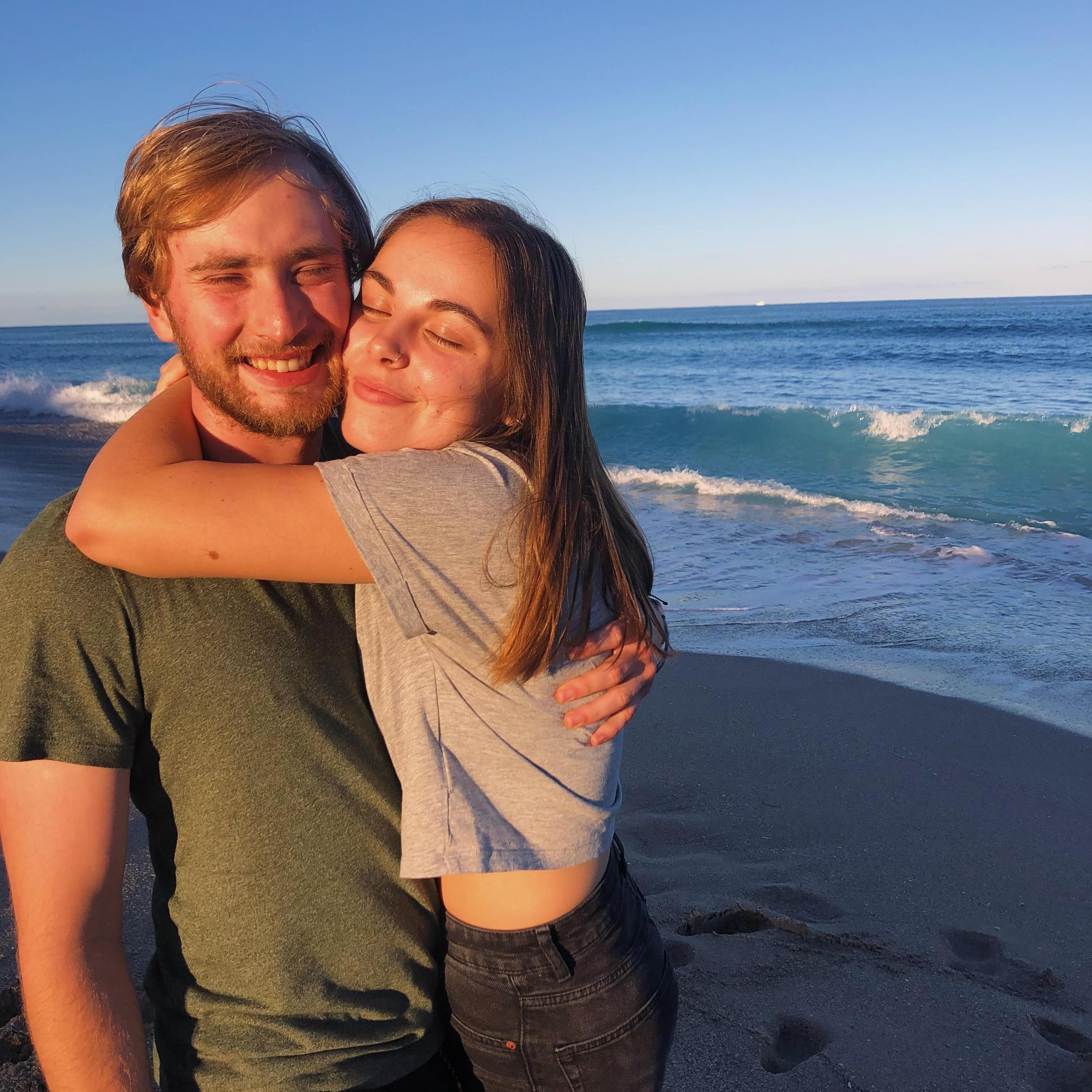 Many of our dates have taken place at the beach