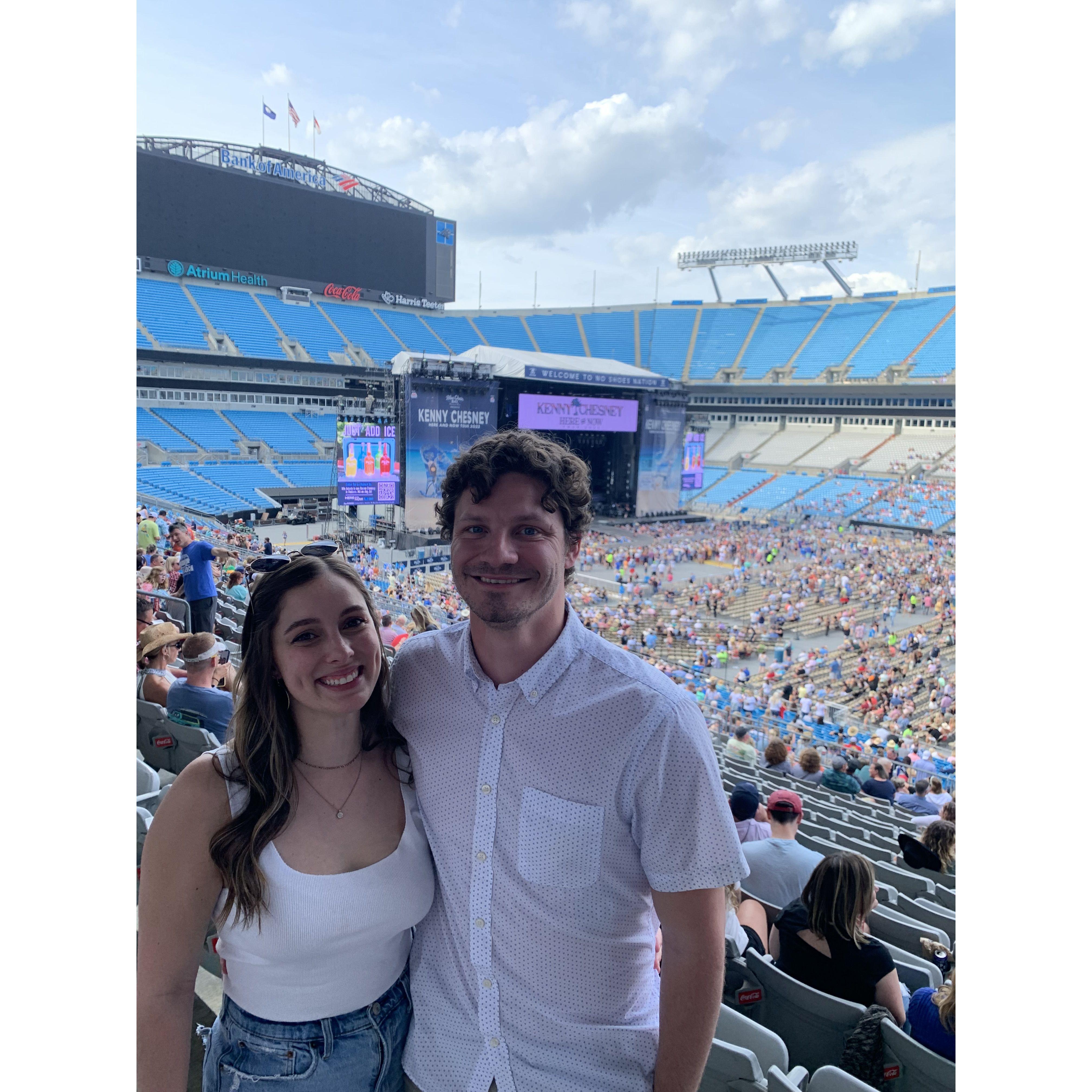 Kenny Chesney concert in Charlotte.