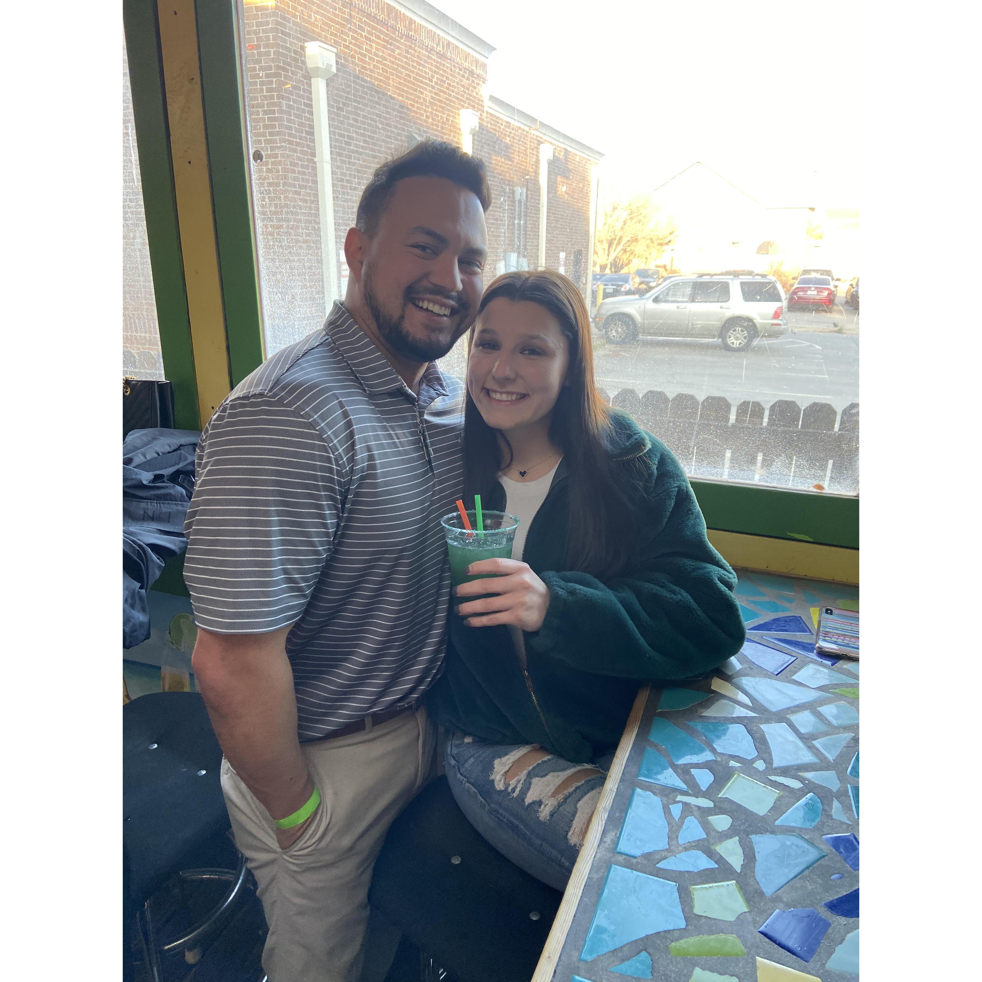 3 days before our engagement!