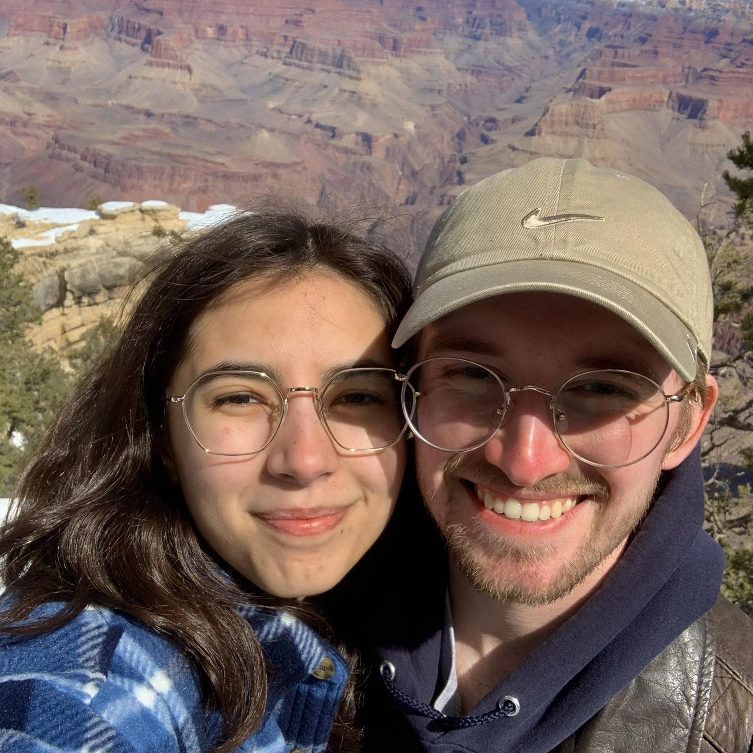 Grand Canyon with friends (and snow) during Spring break 2023.