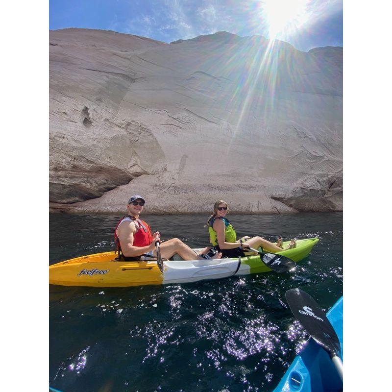 Kayaking on Lake Powell in Page, Arizona