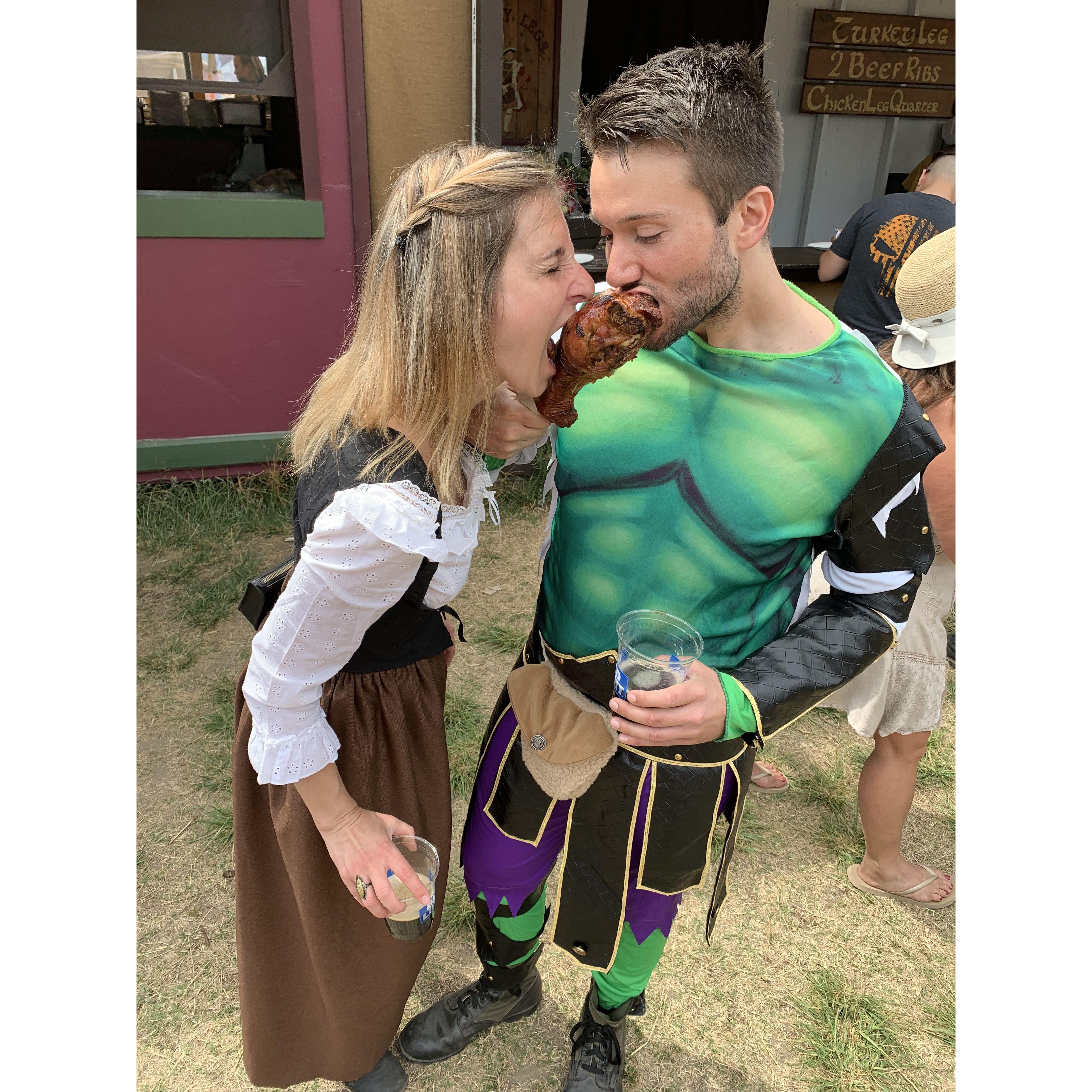 Love at first bite.