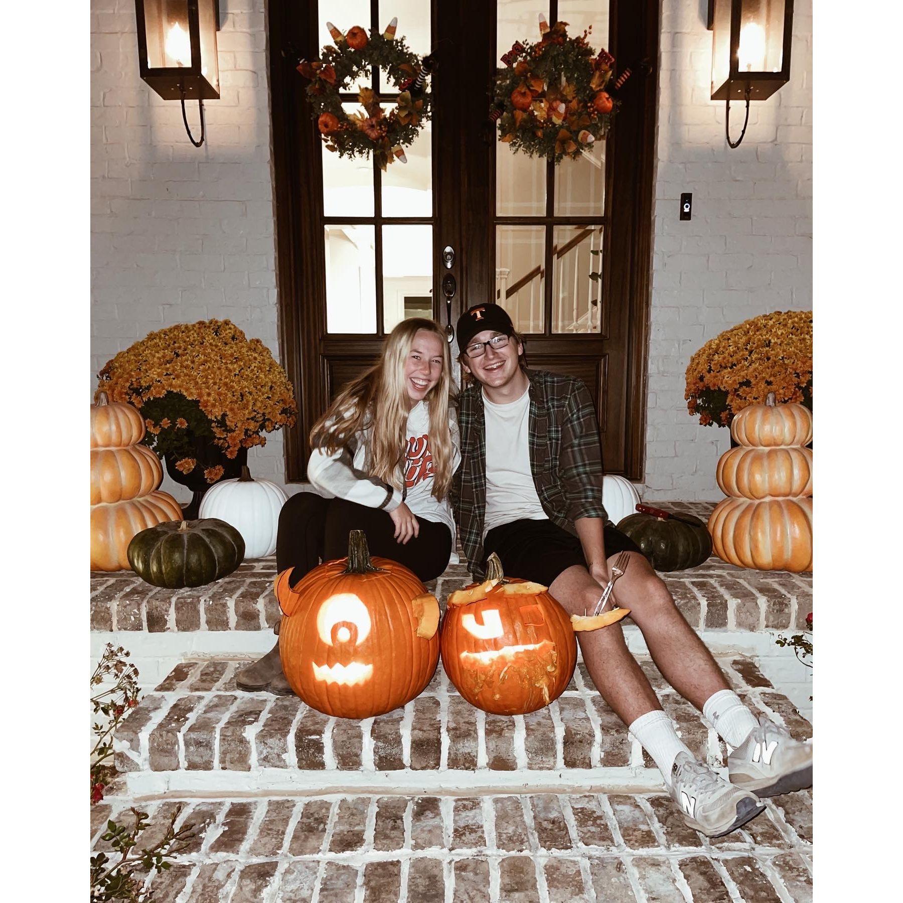 Our annual pumpkin carving contest October 2021
