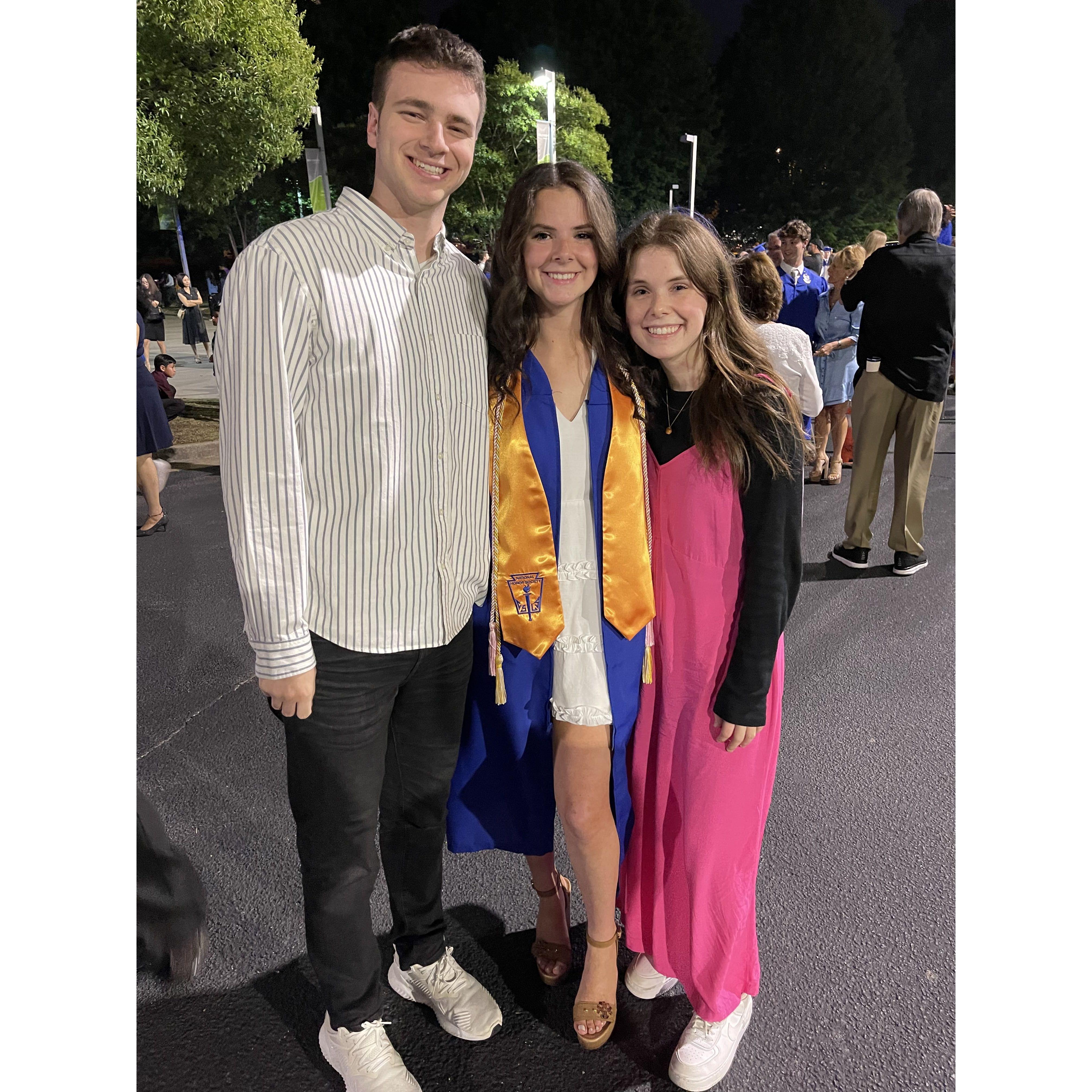 Hannah graduating high school 2023