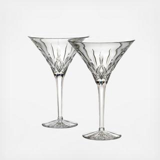 Lismore Tall Martini Glass, Set of 2