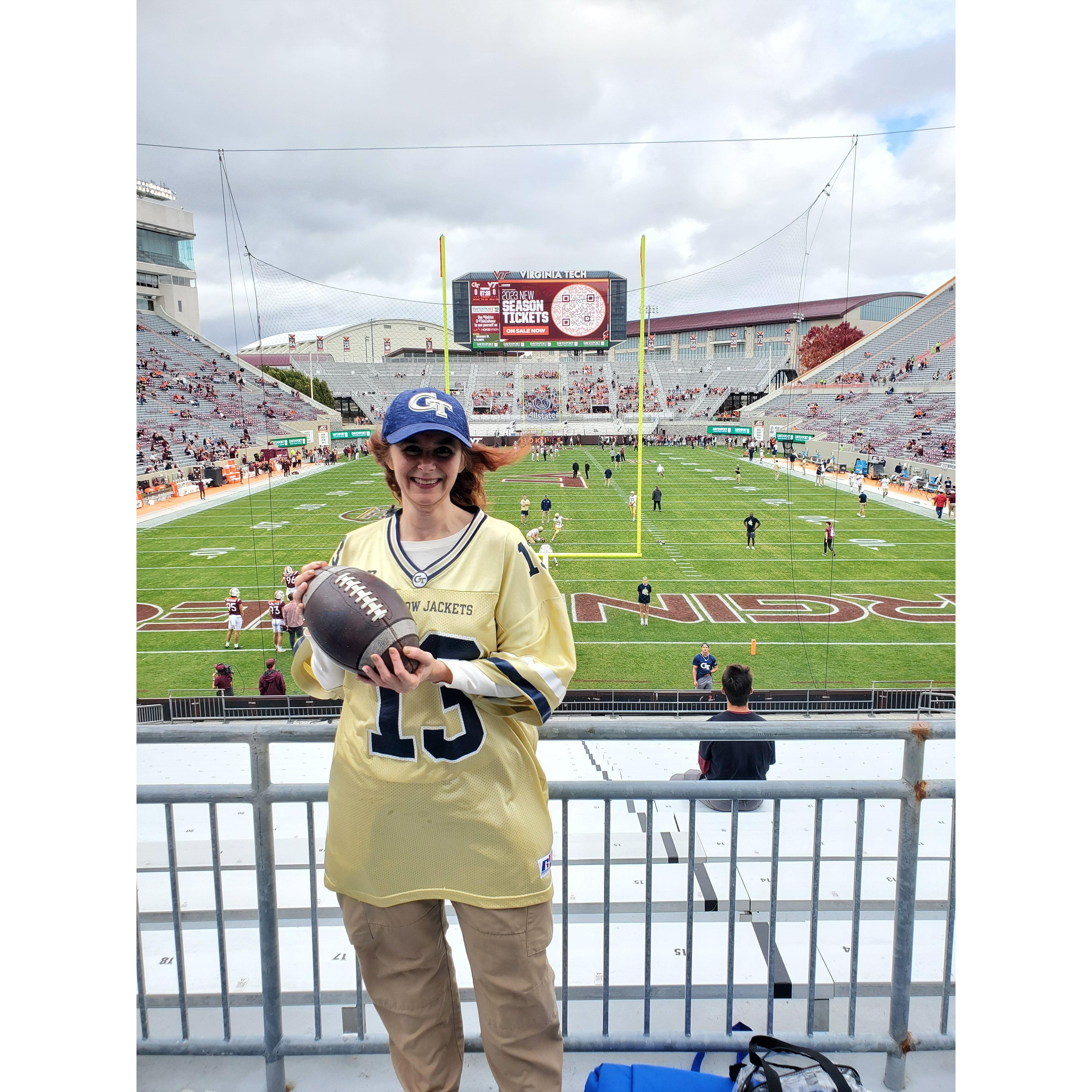 Trip to Lane Stadium at VT.