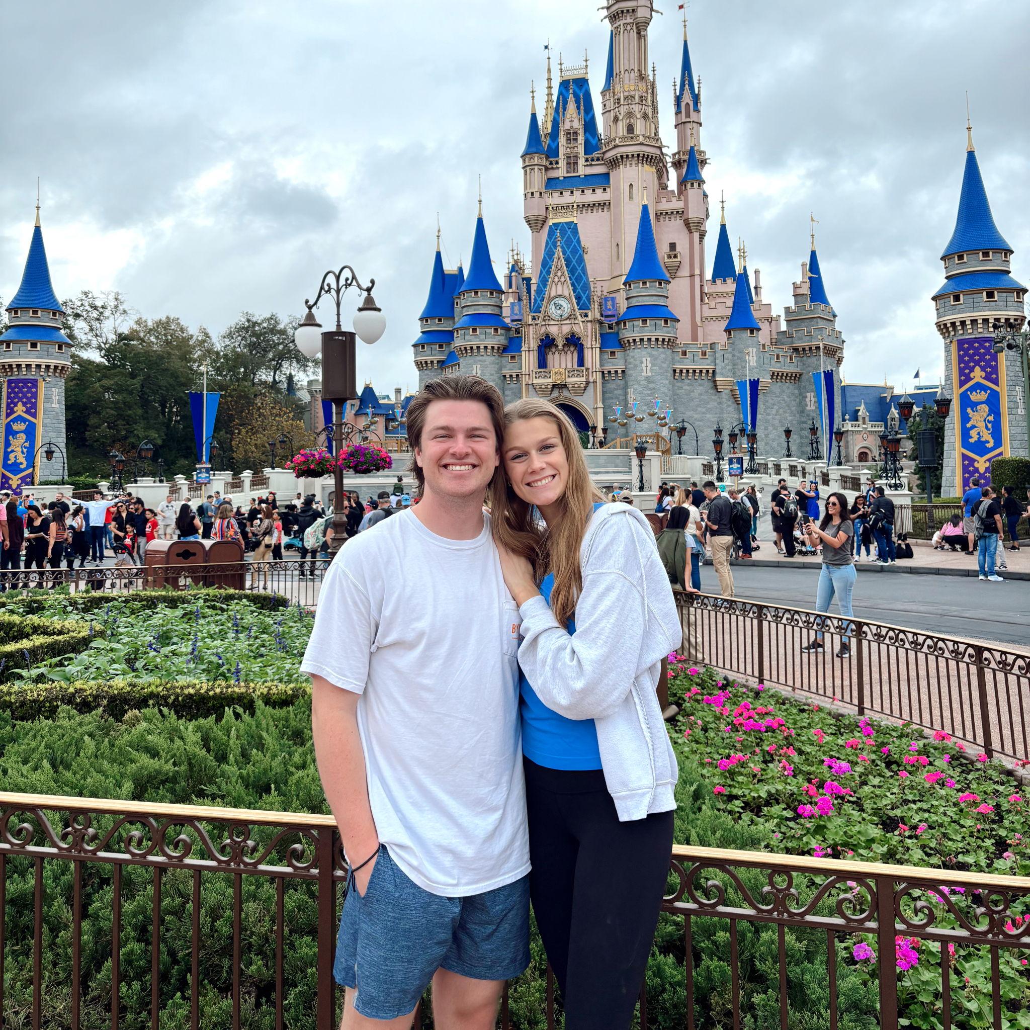 Disney World in Florida, winter of sophomore year!