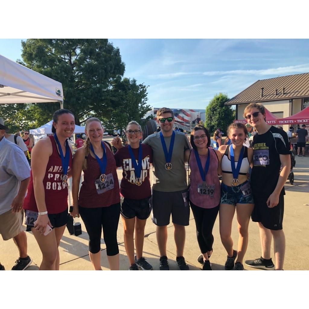 Our first 5K together! It was such a blast.