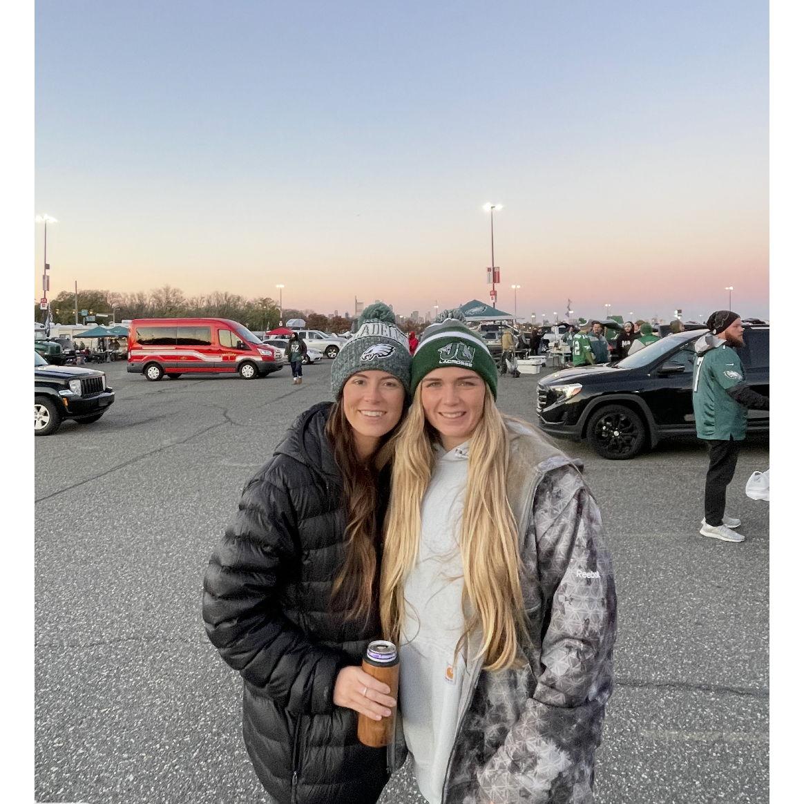 Pretending to be an Eagles fan in Philly every time I visit Jaime