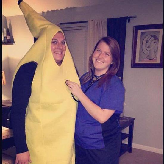 First Halloween, 2016...what a peeling.