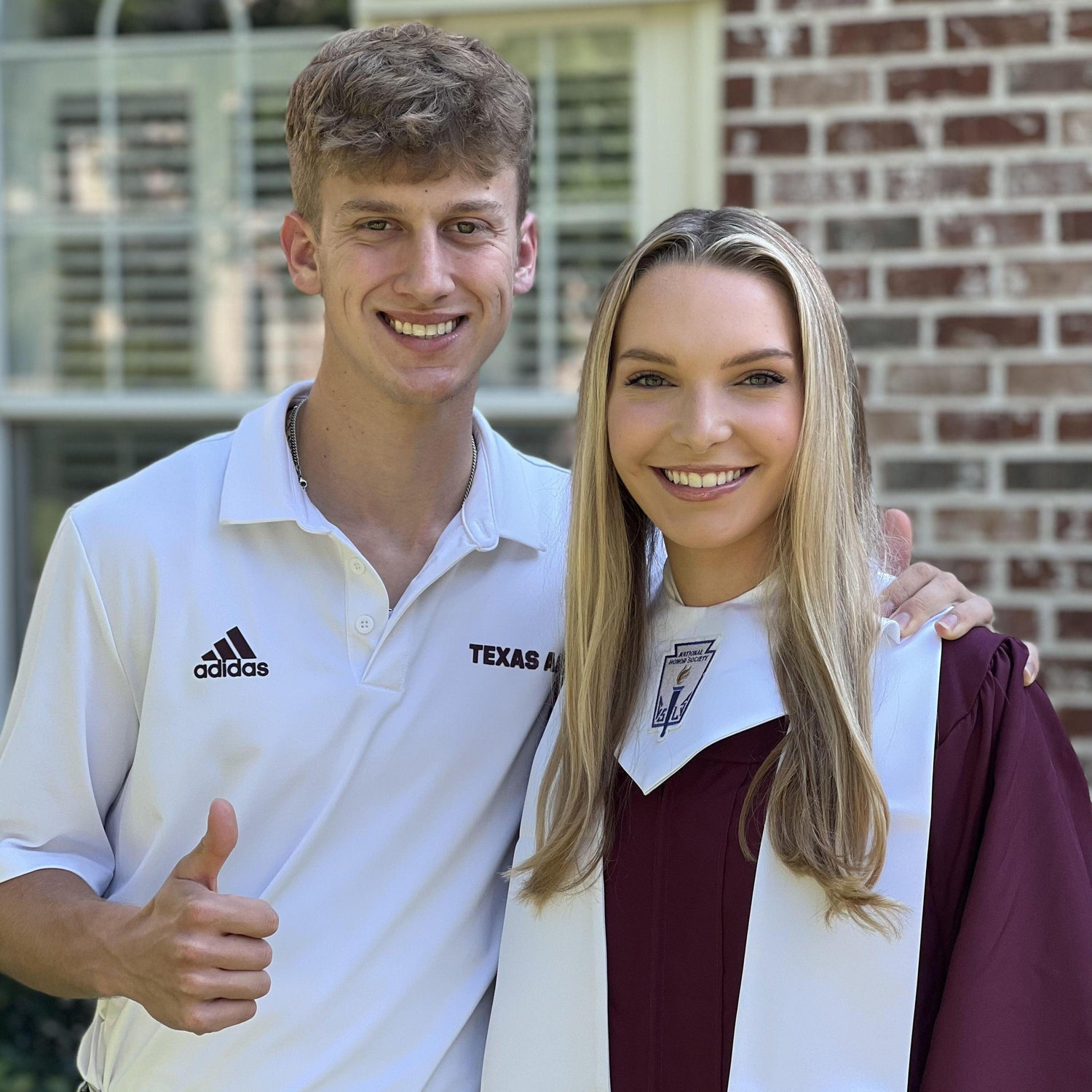 Caroline’s high school graduation