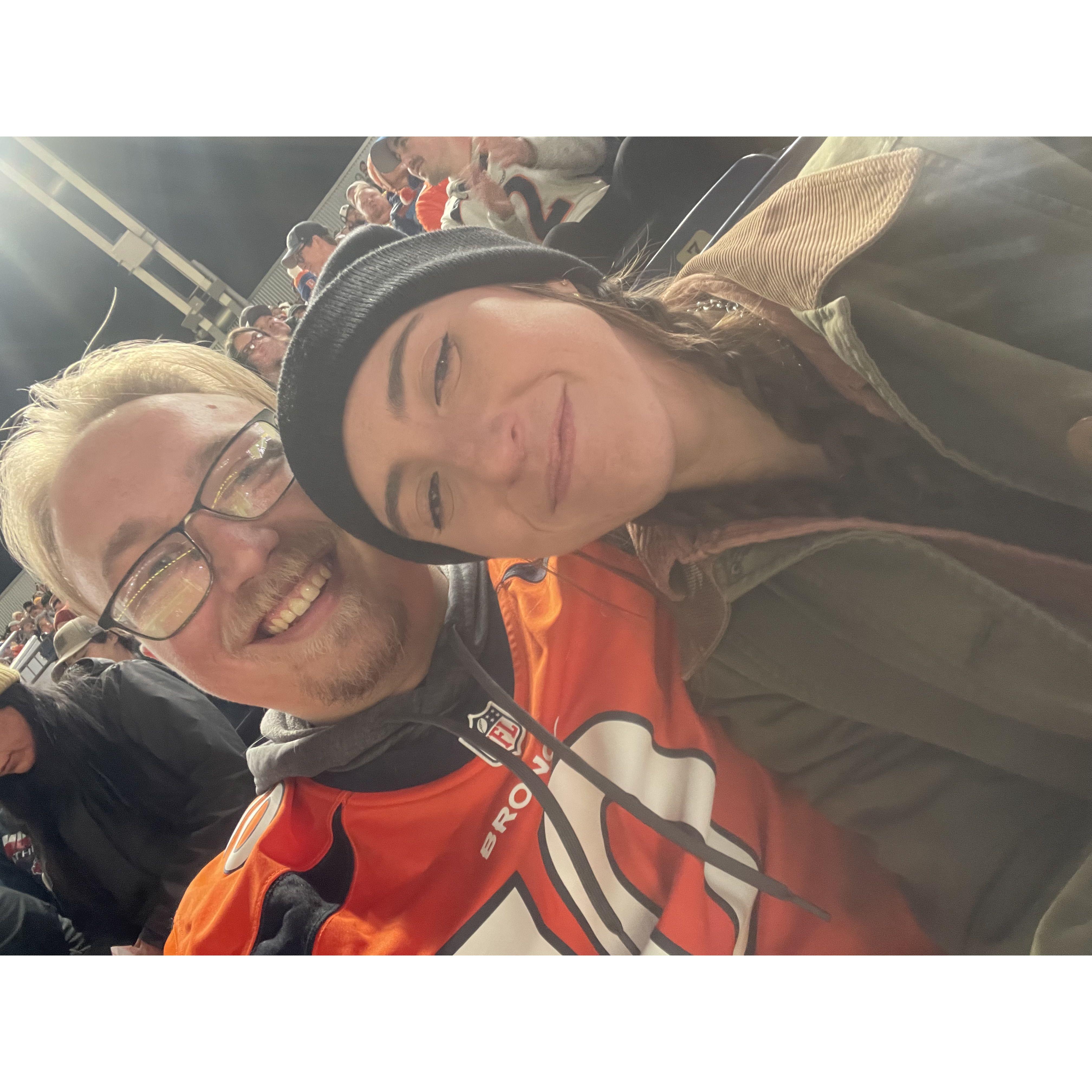 Our first NFL game