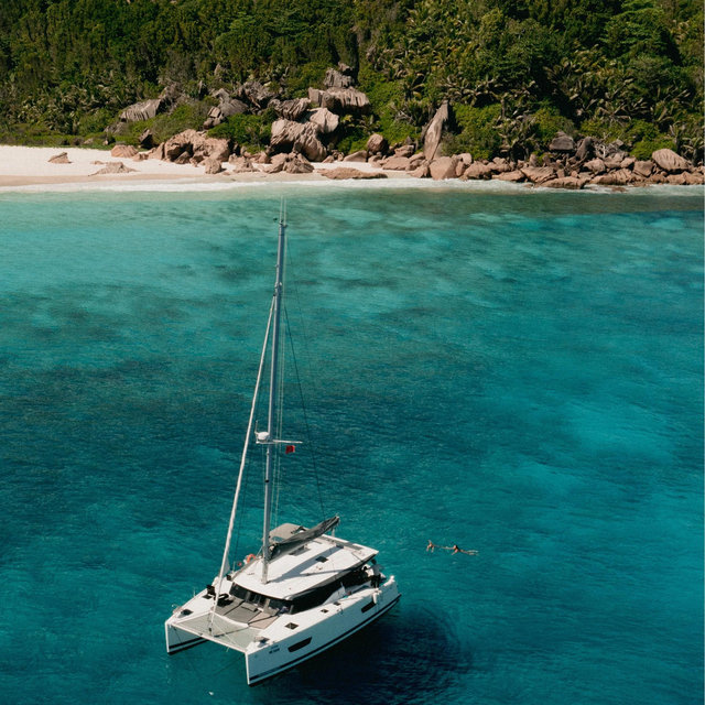 Boat Ride in the Seychelles