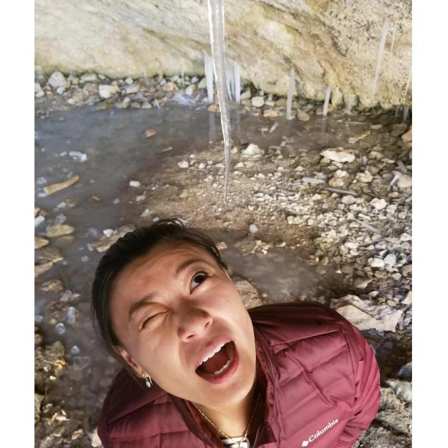 Ah my eye!  Ice caves...