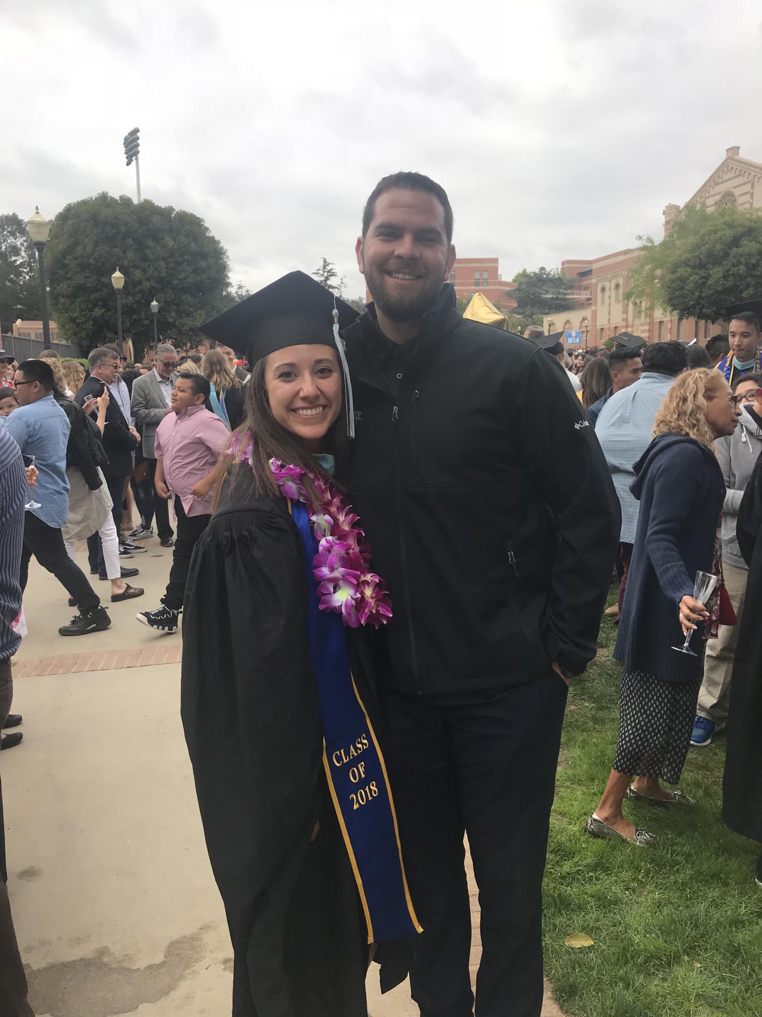 Alana’s Masters graduation at UCLA