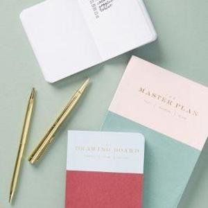 Ledger Colorblock Journals, Set of 3