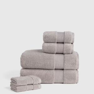 Turkish Classic Bath Towel Bundle in Grey