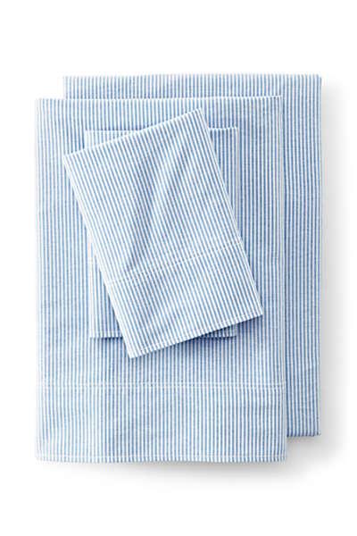 King Oxford Stripe Sheets in Khaki Stripe