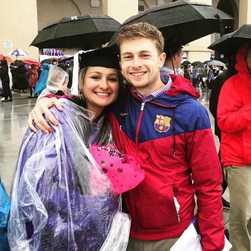 Olivia's graduation from Northwestern