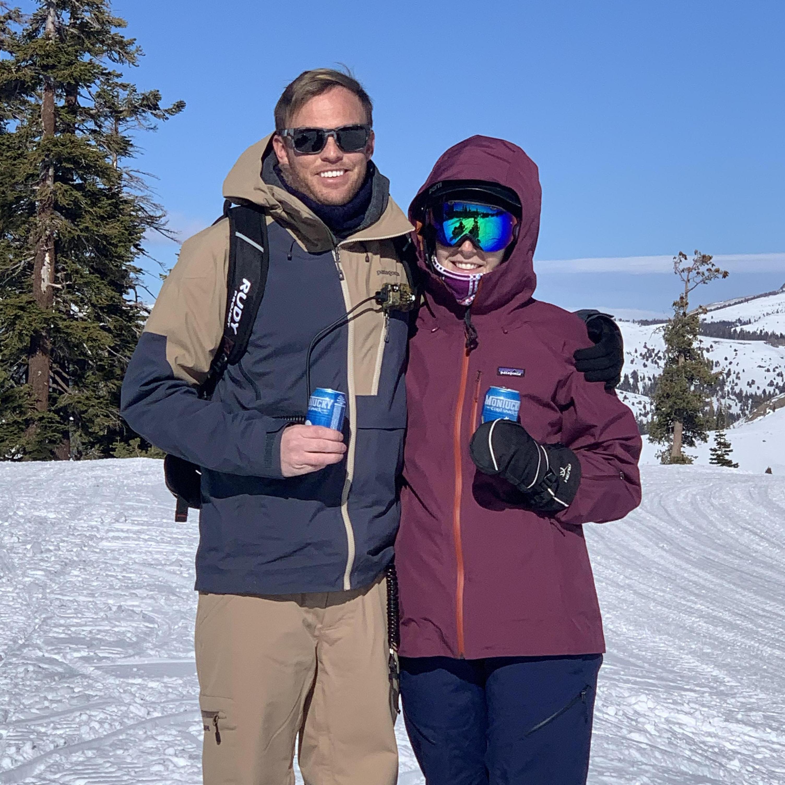 Snowmobiles, Beer, and one hot fiancée or maybe cold, who knows...