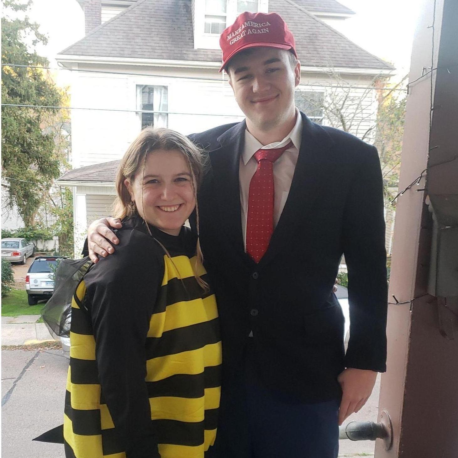 Our first Halloween together at 29 Franklin in Athens!