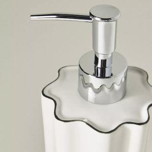 Le Marais Bath Dispenser // Color: Cream + Black Trim