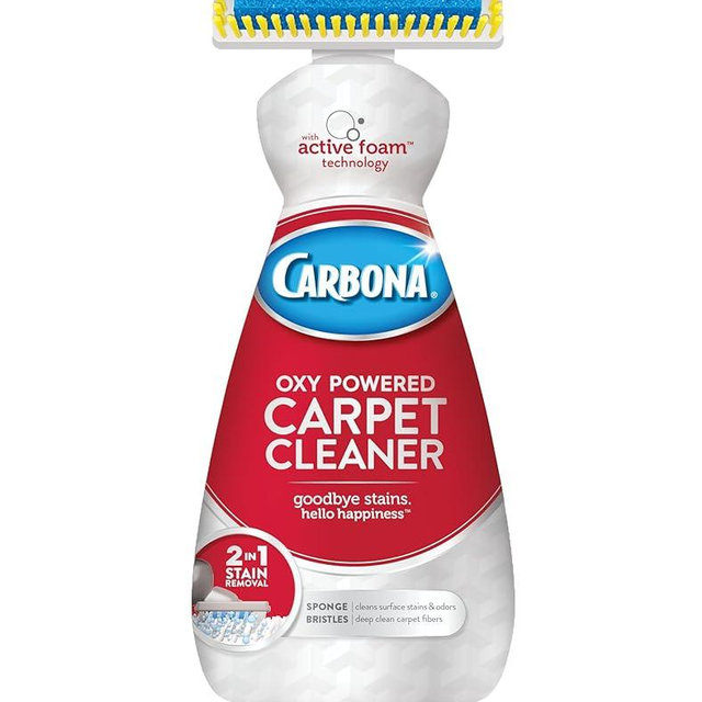 Carbona Carpet Cleaner with Brush | Oxy-Powered Foam for Spot Stain Removal | 13.5 Fl Oz