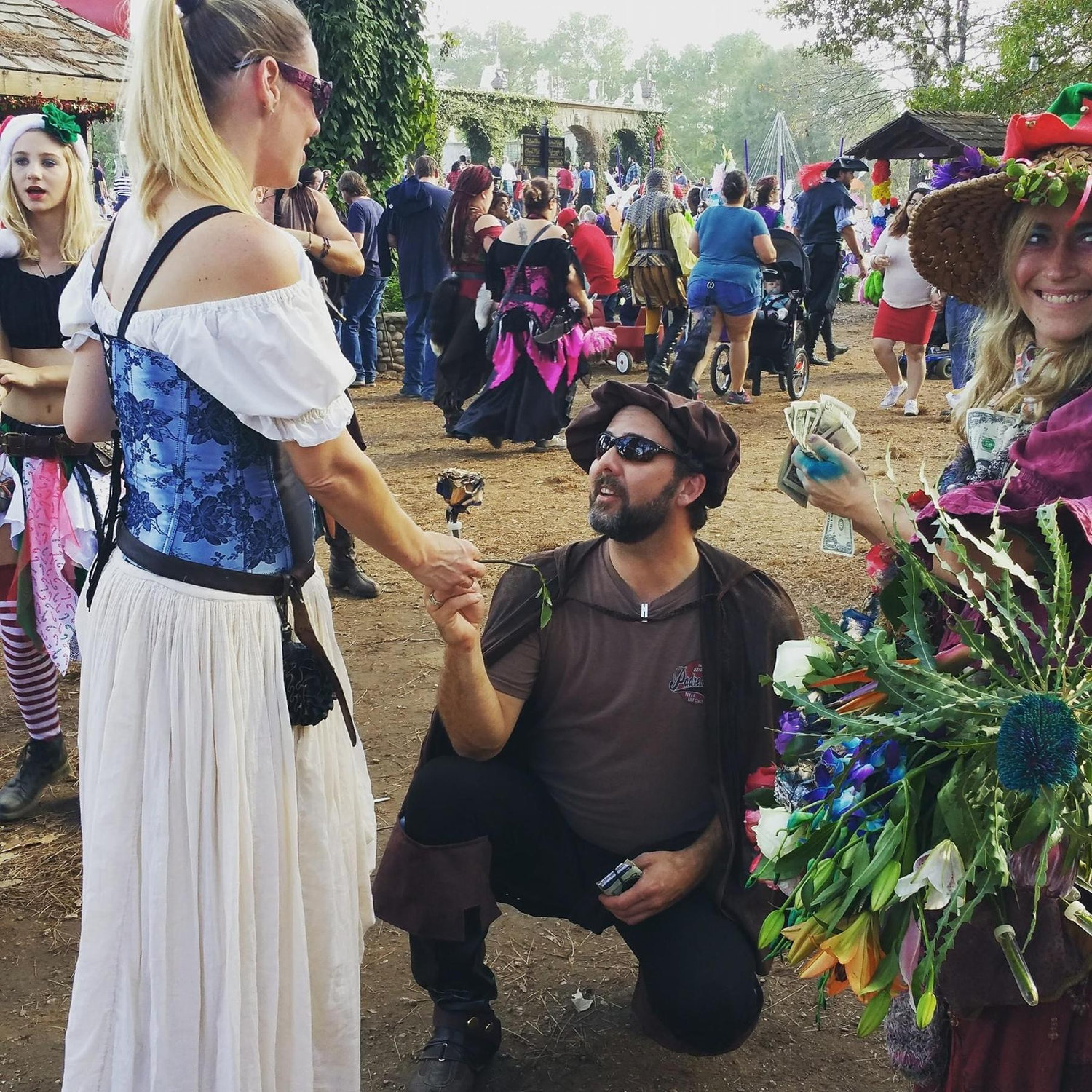 Who knew he was practicing for a later date?