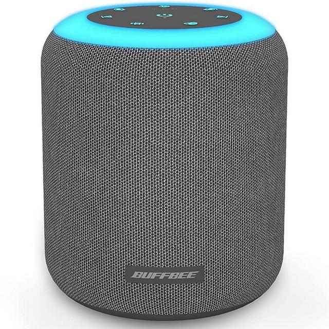 BUFFBEE White Noise Sound Machine with Soothing Sounds for Sleeping with Night Light, Timer and Memory Function, Fabric Design, Sleep Machine for Adults Baby Kids, Home and Office