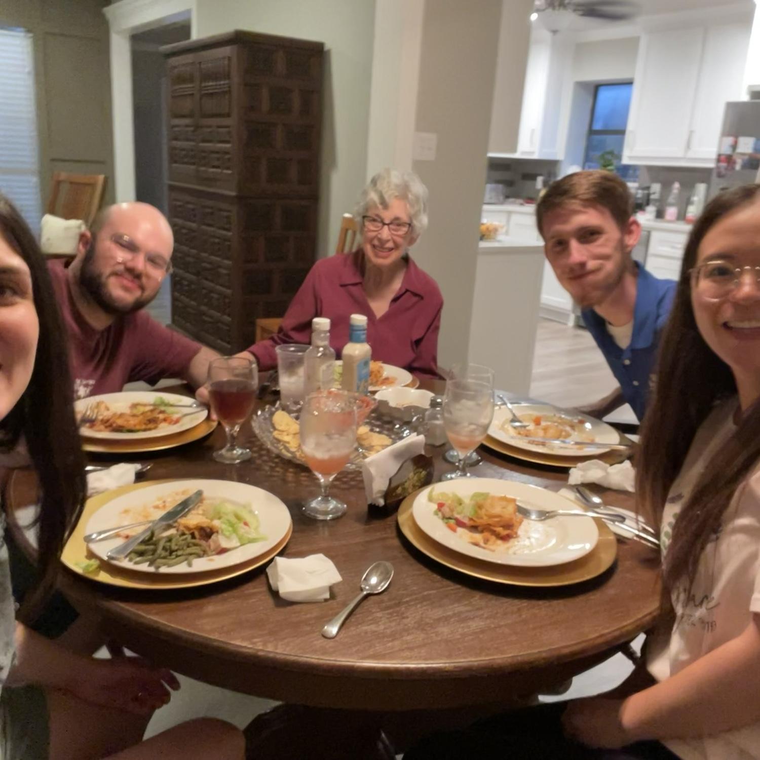 Grandma Sally prayed so much for Debbie and Nina’s future spouse, 2025 September they brought Kevin and Benjamin to visit grandma Sally! They are family from El Salvador, Spain, China, US in Christ.