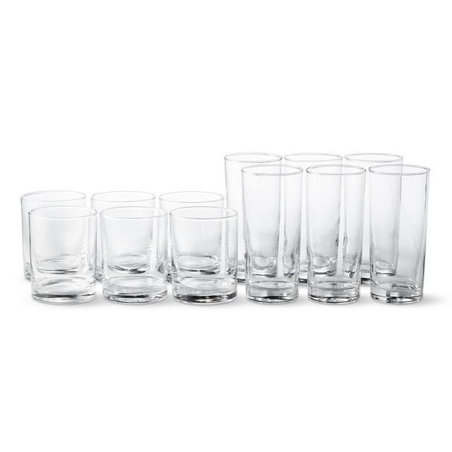 Open Kitchen by Williams Sonoma Straight Tumblers, Set of 12, Mixed