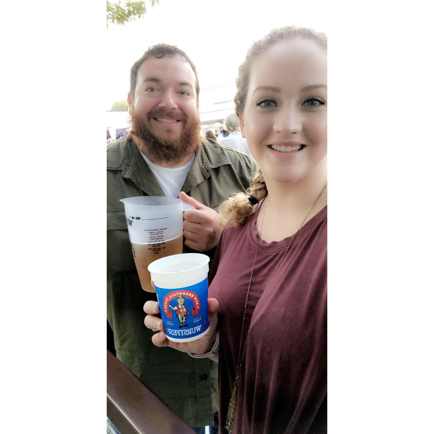 Our first Wurstfest together!