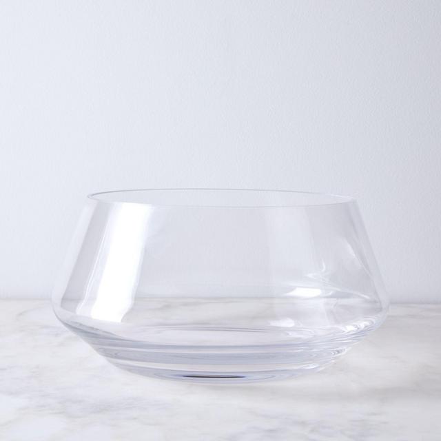 Modern Crystal Punch Bowl