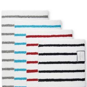 Charter Club - Elite Stripe 19.3 x 34 Fashion Bath Rug, Created for Macy's
